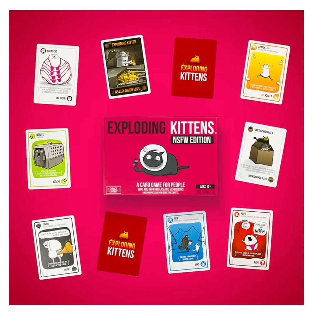 Exploding Kittens NSFW Edition Card Game - Picture 6 of 9